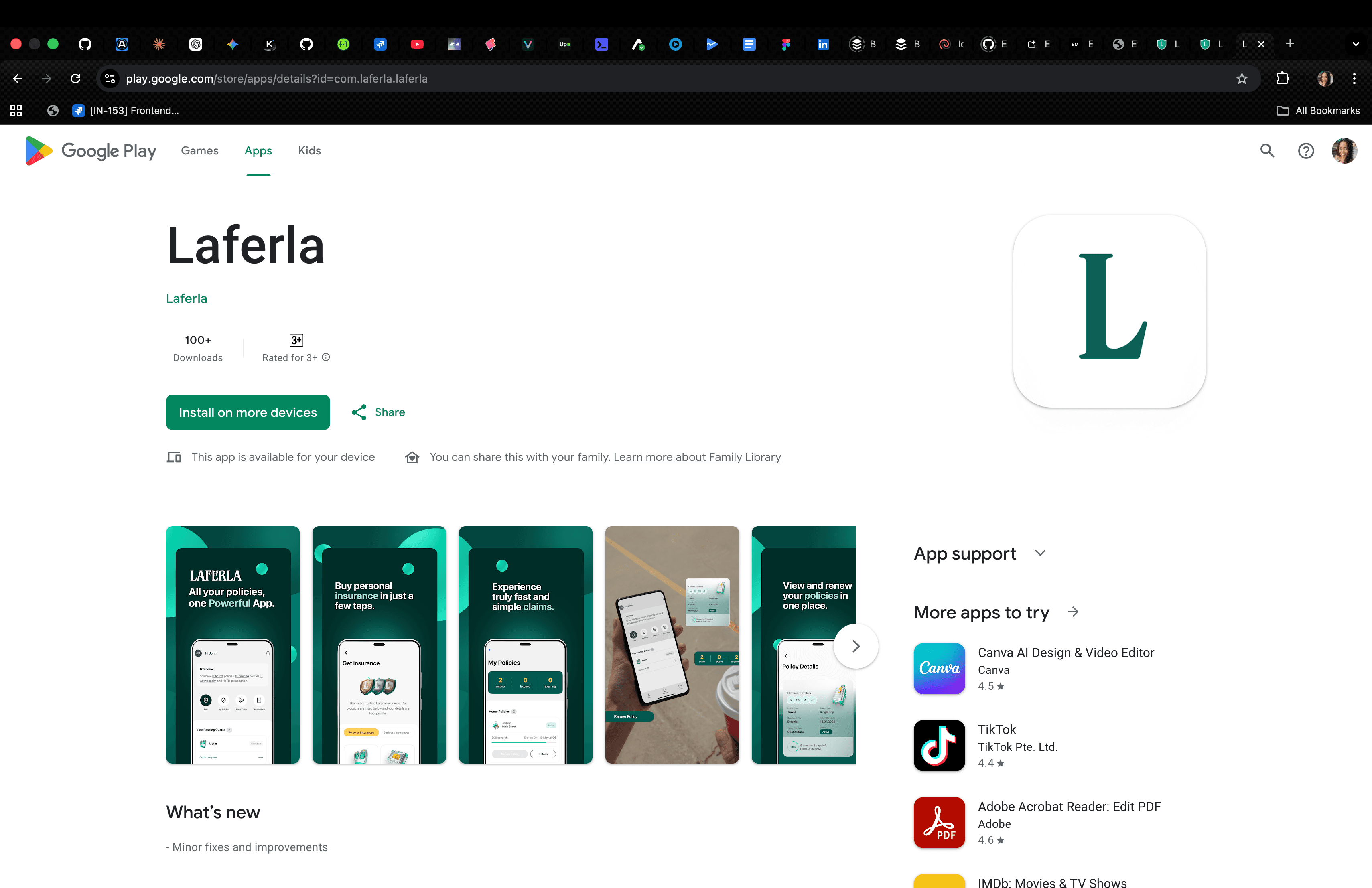 Laferla Insurance Mobile App